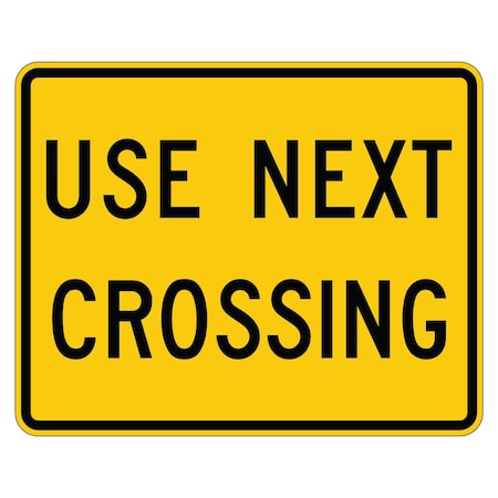 Sign Solutions Usa 24 in Height, 30 in Width, Aluminum, Horizontal Rectangle DUS08DFY3024W10-14aP